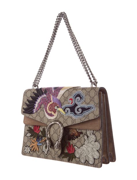 gucci handbag with dragon|gucci dionysus embroidered bag.